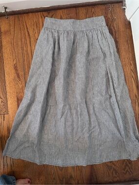 Olivaceous Striped Skirt